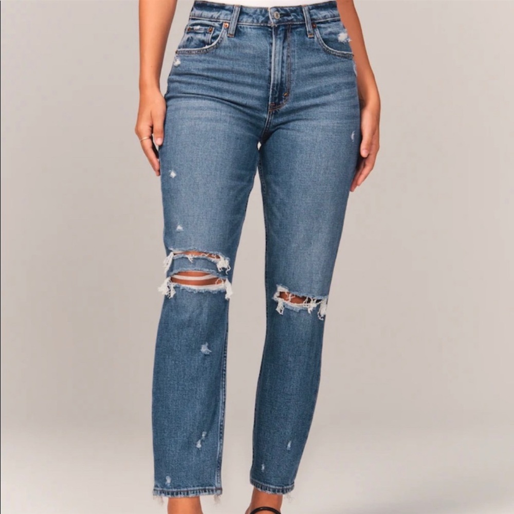 Abercrombie mom jeans